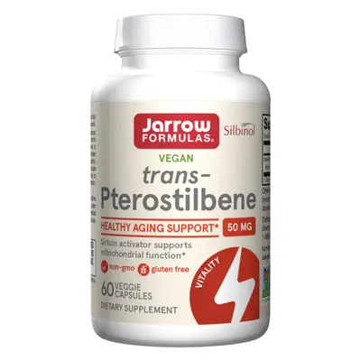 Jarrow Formulas Trans-Pterostilbene, Trans-Pterostilbene, 50mg, 60 Vega kapszula