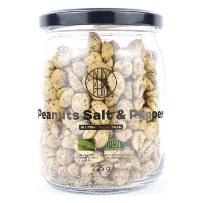 BrainMax Pure Peanuts Só és Bors, Földimogyoró, Só és Bors, BIO, 225 g// EXP.