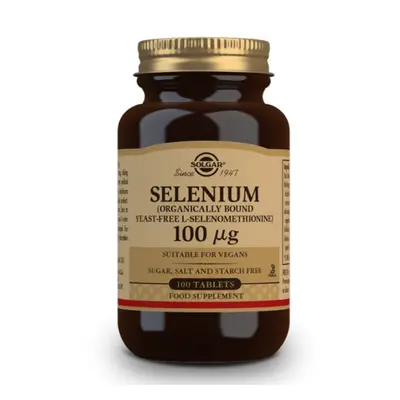 Solgar szelén, szelén, 100 mcg, 100 tabletta