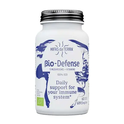 Hifas da Terra Bio-Defense, 5 létfontosságú gomba, 60 kapszula