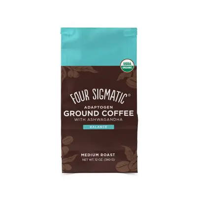 Four Sigmatic Négy Sigmatic Ashwagandha & Chaga Adaptogen őrölt kávé keverék, 340 g