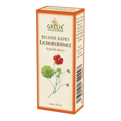 Grešík Natura Lichořeřišnice bylinné kapky 50 ml