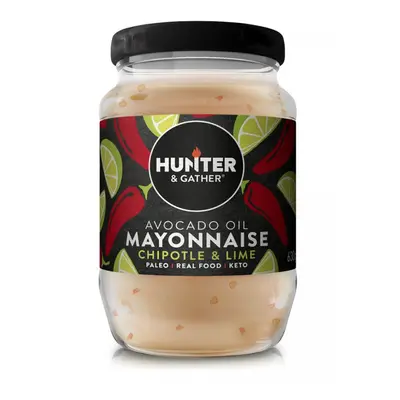 HUNTER & GATHER Avokádó majonéz chipotle chili paprikával és lime-mal, 630 g