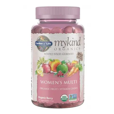 Garden of life Mykind Women gumicukor, multivitamin nőknek, 120 gumicukor