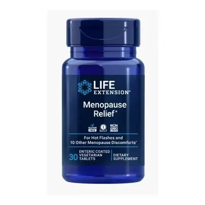 Life Extension Menopauza Relief, menopauza támogatás, 30 enteroszolvens tabletta