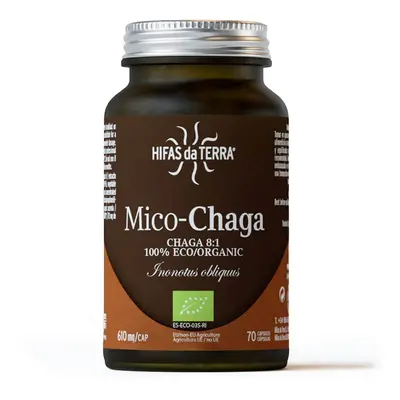 Hifas da Terra Mico-Chaga, immunerősítő, BIO, 70 kapszula