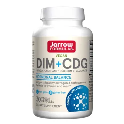 Jarrow Formulas Jarrow DIM + CDG (diindolil-metán + kalcium-D-glükarát), 30 növényi kapszula