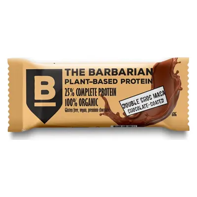 The Barbarian Protein Bar Organic Csokoládé bevonatú Double Choc & Maca, 68 g