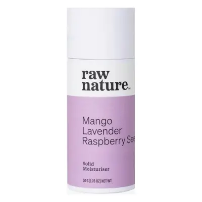 Raw Nature Solid Moisturiser, szilárd hidratáló krém, mangó, levendula, málnamag, 50 g