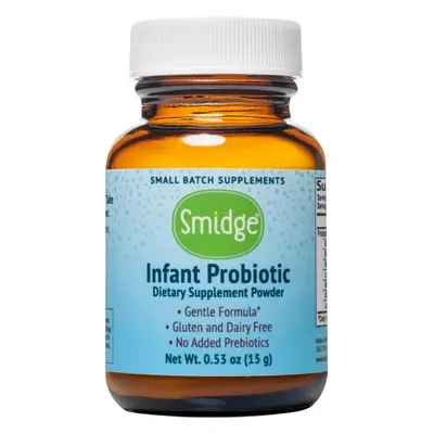 Smidge Infant Probiotic, probiotikum csecsemőknek por formájában, 15 g