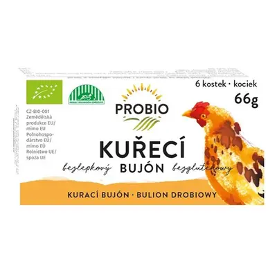 PROBIO - Csirkekocka húsleves 6 x 0,5 l, BIO, 66 g