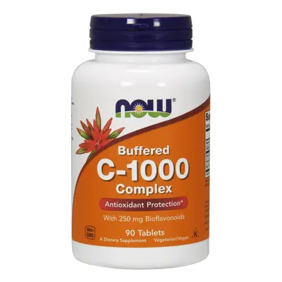 NOW® Foods NOW pufferolt C-1000 vitamin komplex 250mg bioflavonoiddal, PH semleges C-vitaminnal,