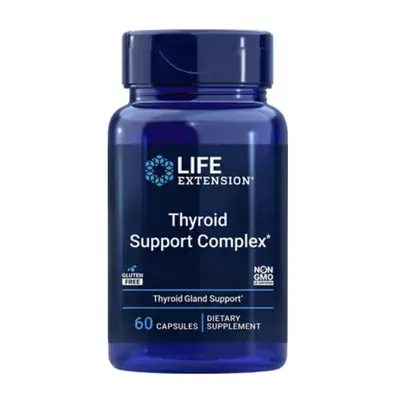 Life Extension Triple Action Thyroid, hármas hatású pajzsmirigy, pajzsmirigy támogatás, 60 kapsz