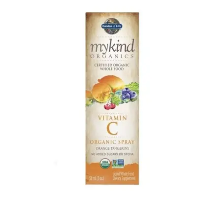 Garden of life Mykind Organics C-vitamin bio spray, C-vitamin spray-ben, narancs és mandarin, 58