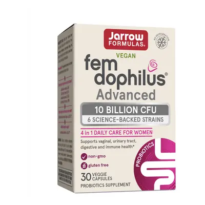 Jarrow Formulas Jarrow Fem-Dophilus® Advanced – 10 milliárd CFU (Shelf Stable), hüvelyi probioti