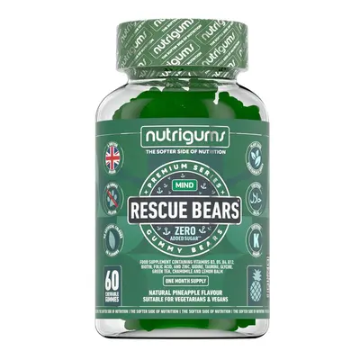 Nutrigums Rescue Bears, stresszoldó, 60 zselés cukorka