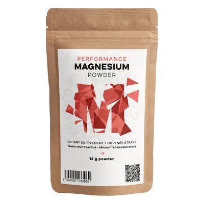 BrainMax Performance Magnesium® por, magnézium-biszglicinát por, 12 g, 2 adag Íz: Trópusi gyümöl