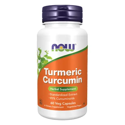 NOW® Foods NOW Curcumin (kurkumin), 60 db növényi kapszula