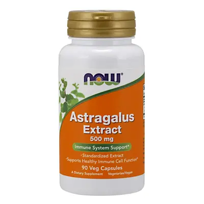 NOW® Foods NOW Astragalus kivonat (Kozinec), 500 mg, 90 zöldség. kapszulák