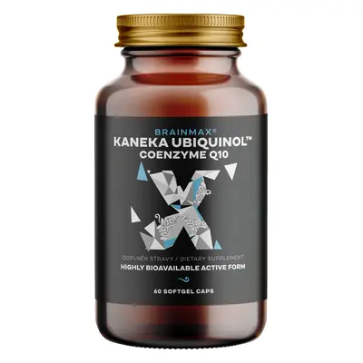 BrainMax Koenzim Q10, Ubiquinol, Kaneka™, 100 mg, 60 db lágyzselé kapszula