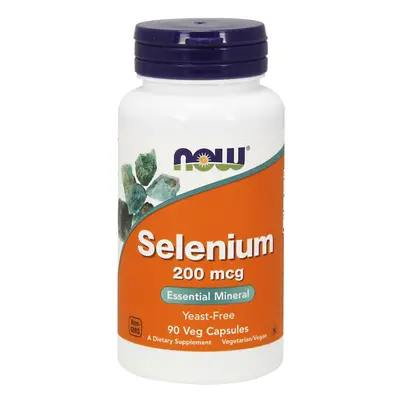 NOW® Foods NOW Selenium, Szelén, 200 µg, 90 növényi kapszula