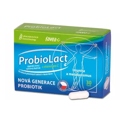 Favea ProbioLact, Probiotikumok prebiotikumokkal, 30 kapszula