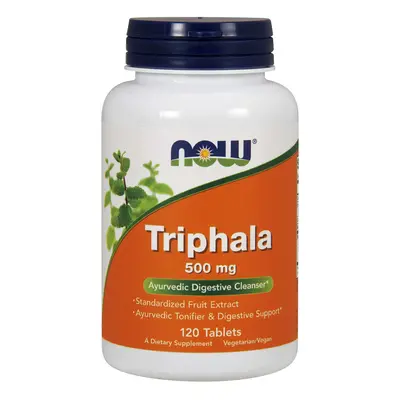 NOW® Foods NOW Triphala, 500 mg, 120 tabletta