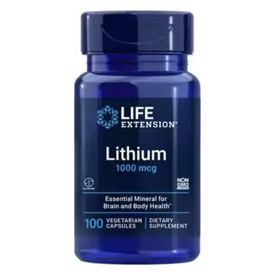 Life Extension Life Extension, lítium, 1000 mcg, 100 növényi kapszula