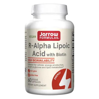 Jarrow Formulas R-alfa liponsav (alfa liponsav biotinnal) 60 növényi kapszula