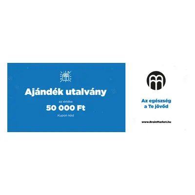 BrainMax Elektronikus ajándékutalvány 50 000 Ft