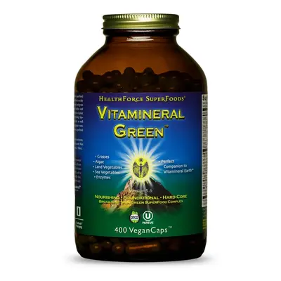 HealthForce Vitamineral Green™, 400 növényi kapszula