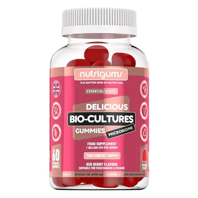 Nutrigums Bio-Cultures mikrobiom, probiotikumok, 60 zselés cukorka