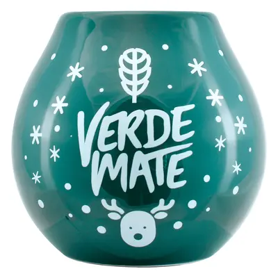 Kerámia calabash Verde Mate Téli idő, 350 ml