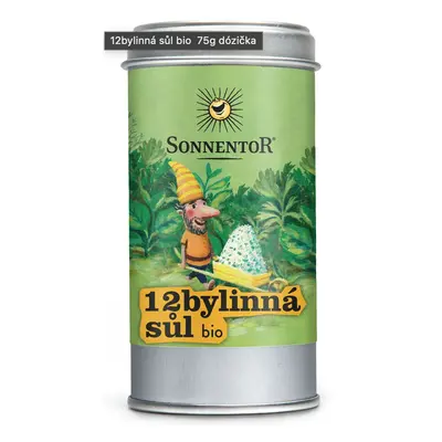 Sonnentor - 12 gyógynövényes só, BIO, 75 g