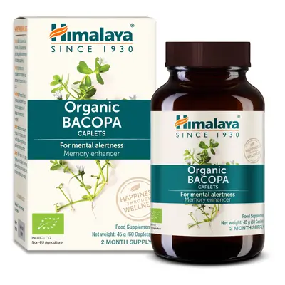 Himalaya Herbals Himalaya Organic Bacopa, Kislevelű Bacopa, 60 kapszula