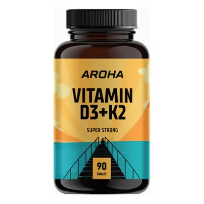 Aroha Vitamin D3+K2, 90 tabletta