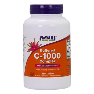 NOW® Foods NOW Puffered Vitamin C-1000 Complex bioflavonoidokkal, 180 tabletta