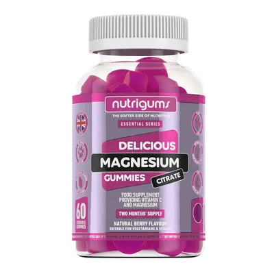 Nutrigums Magnézium-citrát,magnézium-citrát,60db zselés cukorka