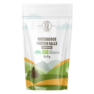 BrainMax Pure Protein Balls MatchaCoco, Protein Golyók, MatchaCoco, BIO, 8 db