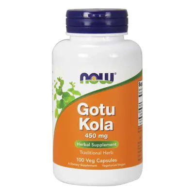 NOW® Foods NOW Gotu Kola, 450 mg, 100 gyógynövényes kapszula