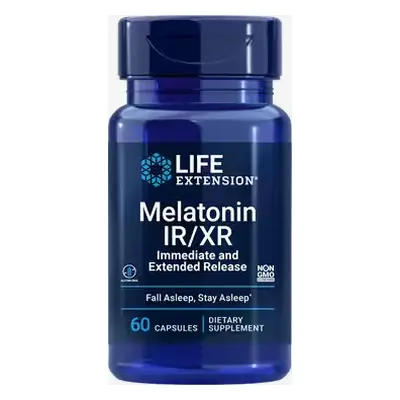 Life Extension Élethosszabbító Melatonin IR/XR, 60 kapszula