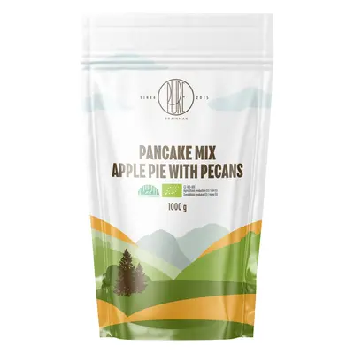 BrainMax Pure Pancake Mix Apple Pie with Pecans, almás pite ízű pekándióval, BIO, 1000 g