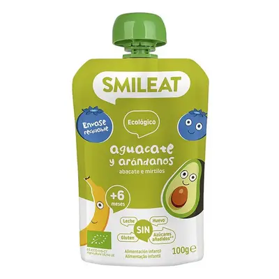 Smileat tasak alma, banán, avokádó és áfonya 6M+, BIO, 100 g