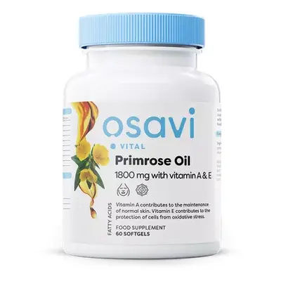 Osavi kankalinolaj A és E vitaminnal, Ligetszépe olaj A és E vitaminnal, 1800 mg, 60 növényi kap