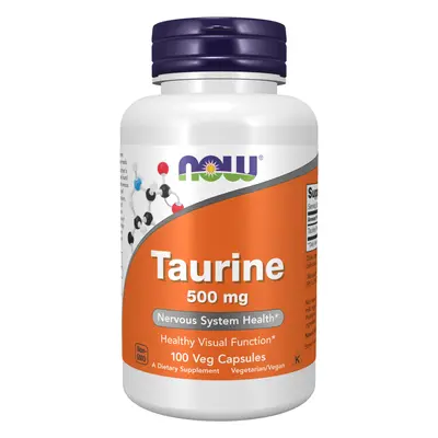 NOW® Foods NOW Taurin (Taurin) 500 mg, 100 gyógynövény kapszula