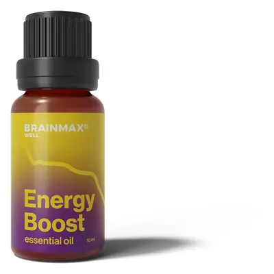 WellMax Energy Boost Essential Oil, 100% természetes illóolaj, 10 ml