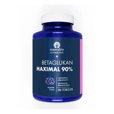 RENOVALITY Felújítás - Betaglukan 90% MAXIMAL természetes eredetű C-vitaminnal, 90 kapszula