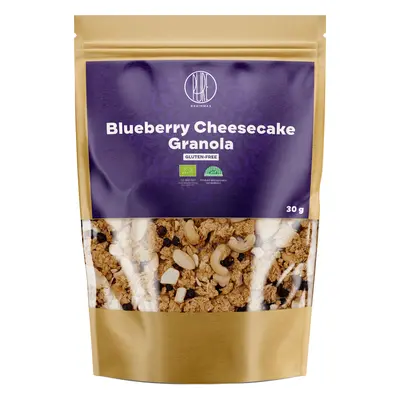 BrainMax Pure Blueberry Cheesecake Granola, áfonyás és fehér csokoládé, 30 g