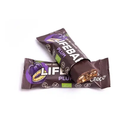 LifeFood - Lifebar InChoco szilvaszelet RAW, BIO, 40 g