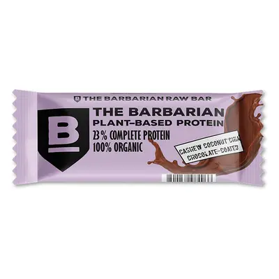 The Barbarian Protein Bar bio csokoládé bevonatú kesudió és chia, 68 g